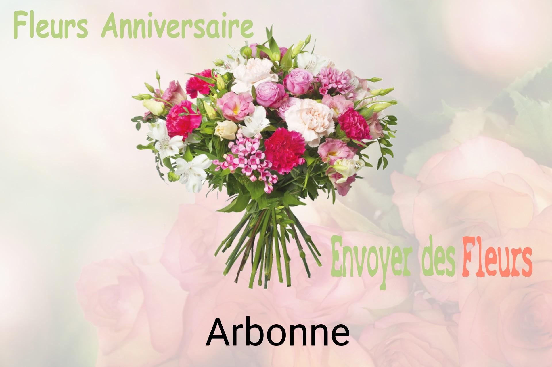 Bouquet de fleurs d’anniversaire livré à Arbonne